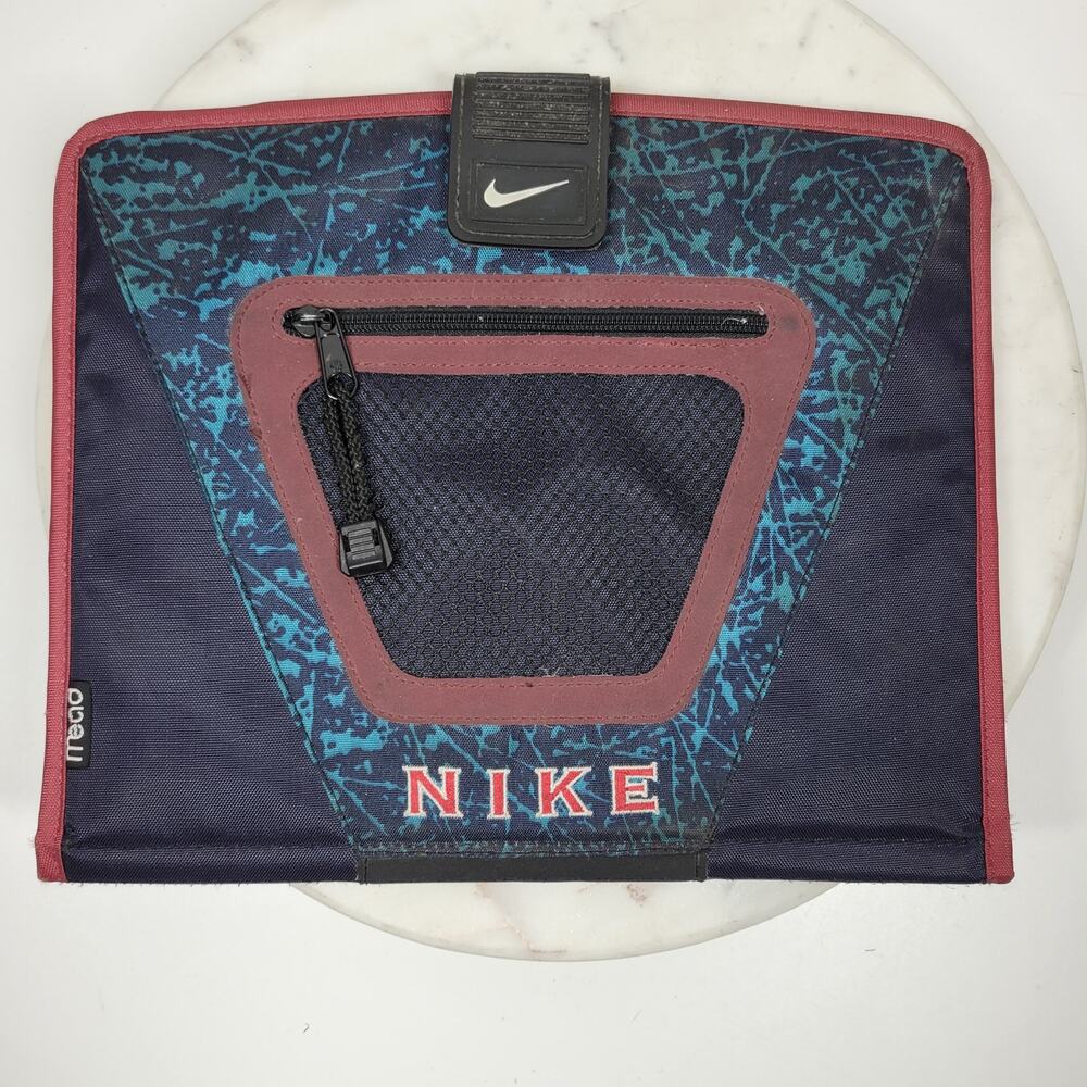 VTG Nike Trapper Keeper Binder Cover Black 1996 Mead Planner Organizer Retro